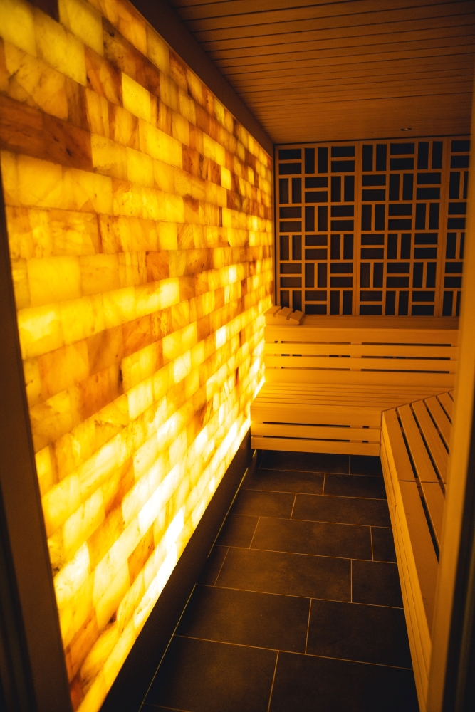 Obrázek zobrazuje: Solná sauna uvolňuje do vzduchu během saunování prospěšné minerály